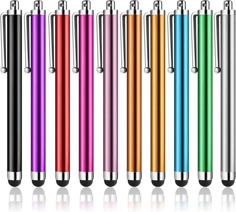 AGREJO Stylus Pens for Touch Screens, High Precision Universal Stylus for iPad iPhone Tablets Samsung Galaxy All Capacitive Touch Screens (10-Pack) - Image 1